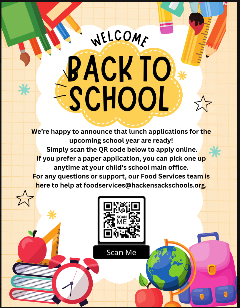 Lunch Application Flyer for 2026 - 2027