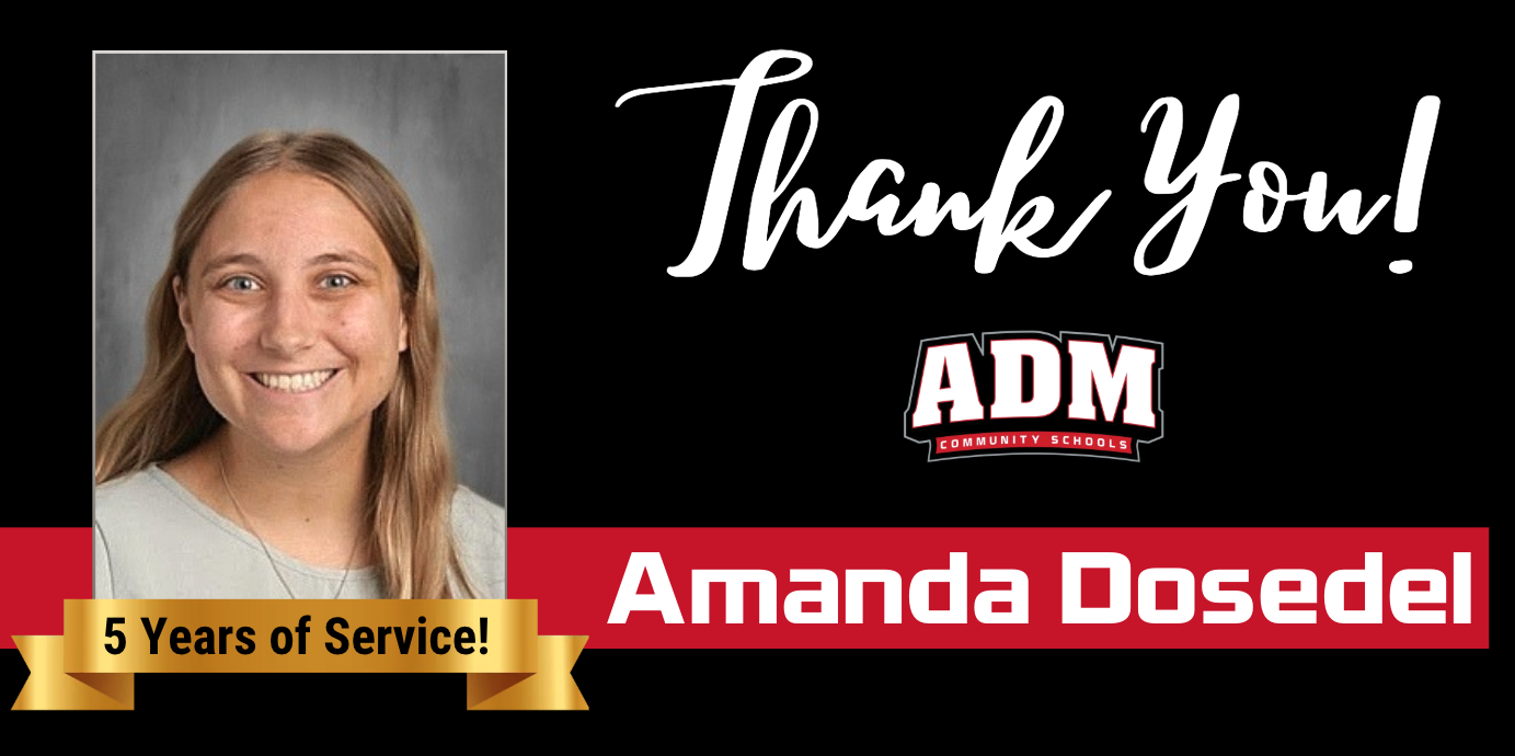 Amanda Dosedel ~ 5 Years of Service!