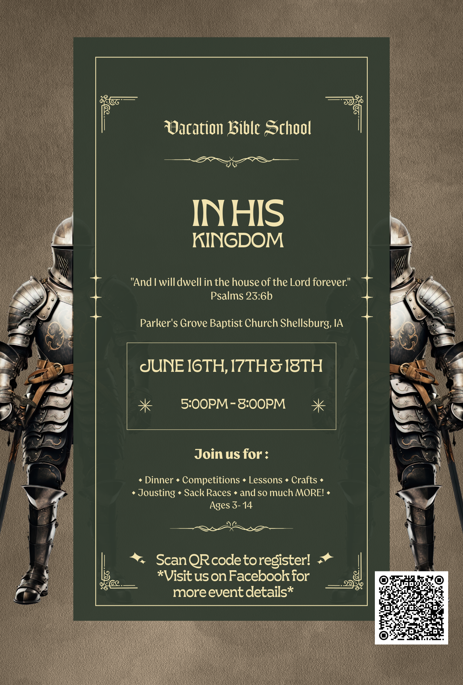 Vacation Bible School - Parkers Grove Baptist Church 