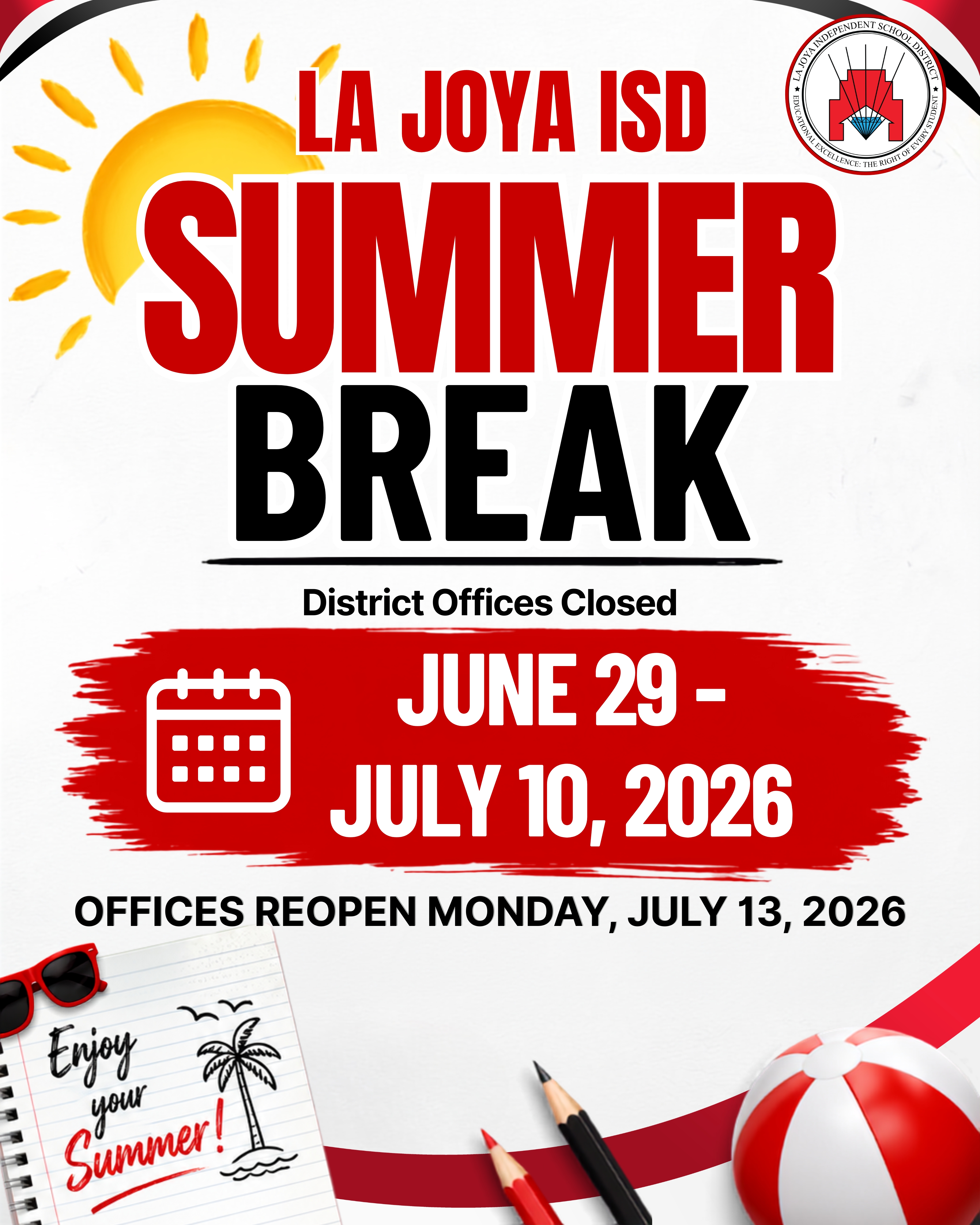  ☀️ Summer Break is Here! ☀️