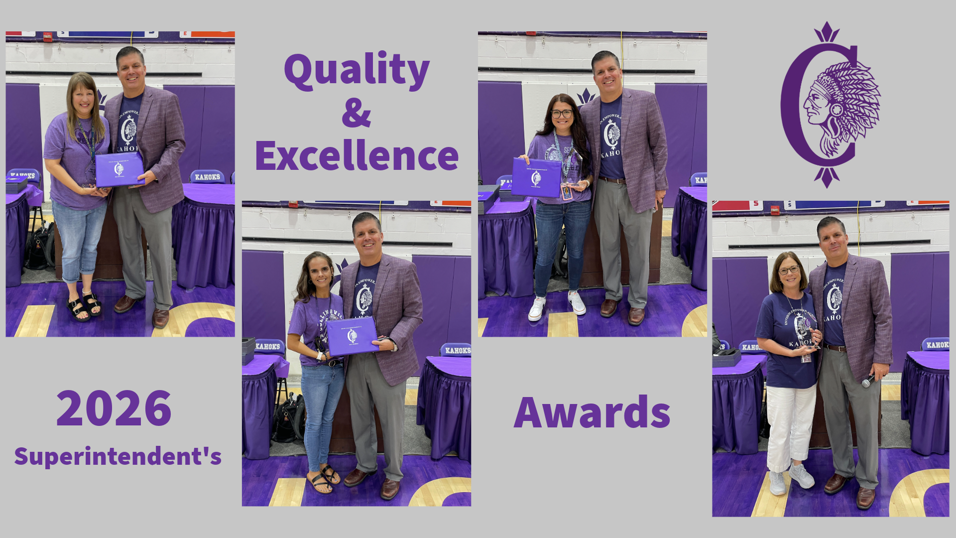 2026 Superintendent's Quality and Excellence Honorees