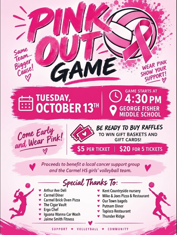 Volleyball Pink Out Game 