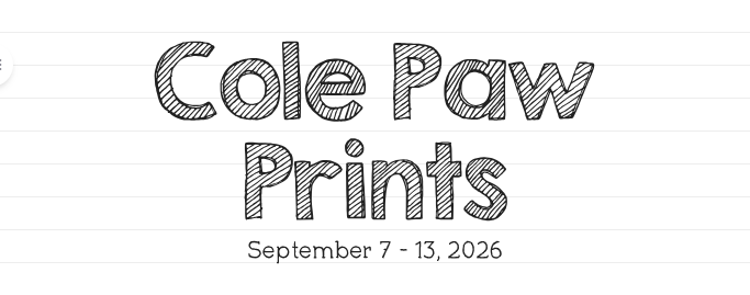 Paw Print - 9/7/26