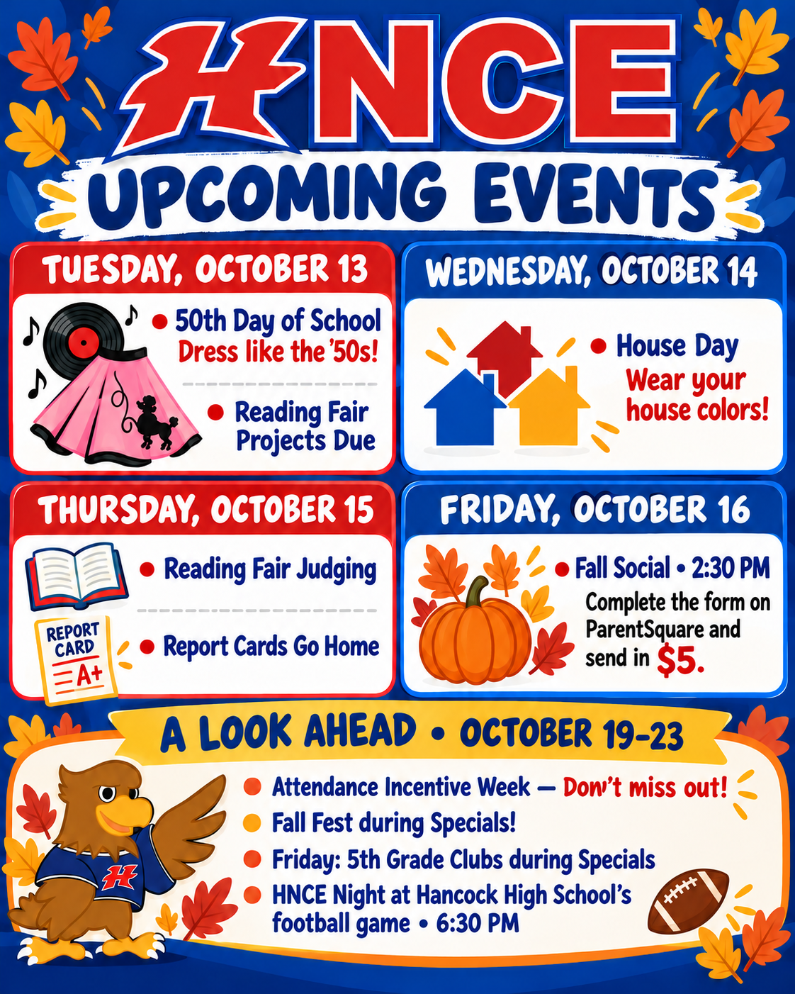 What's Happening Next Week at HNCE...