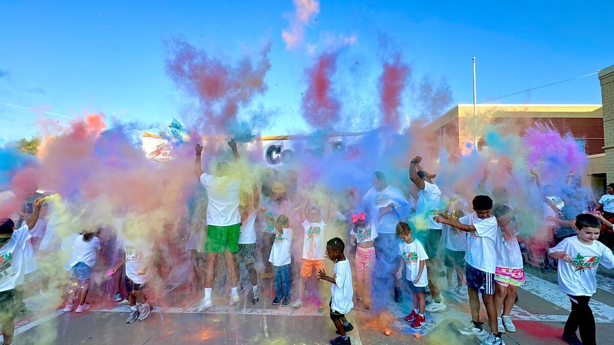 color run flier