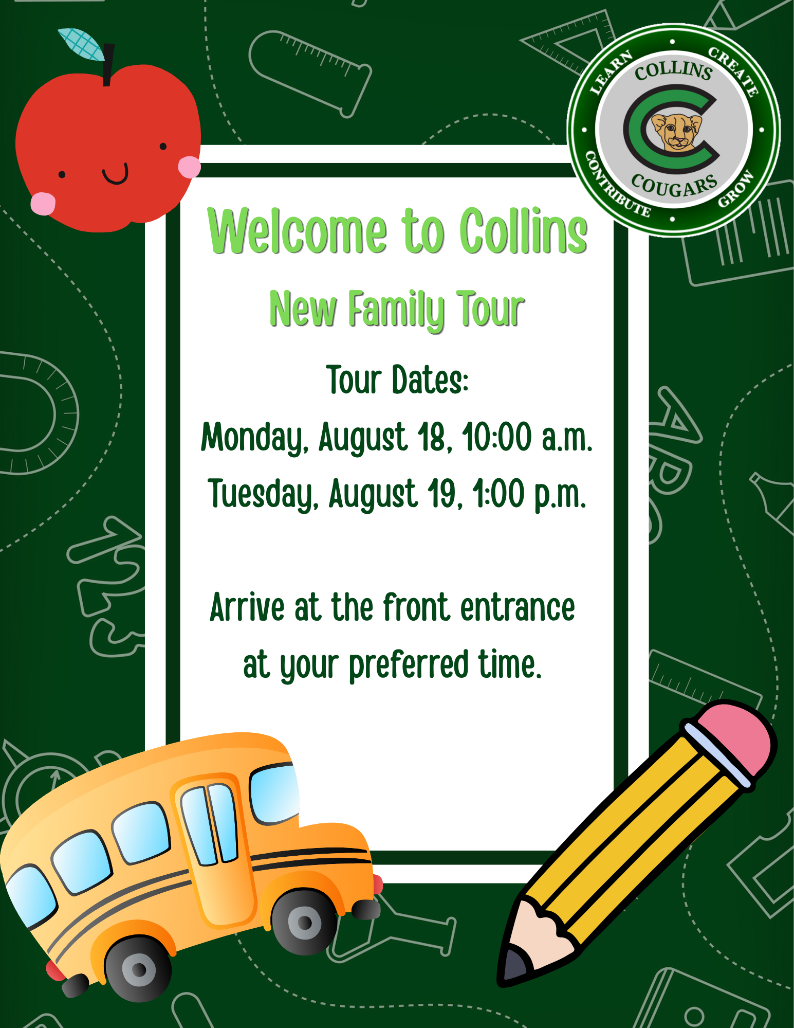 Welcome New Families