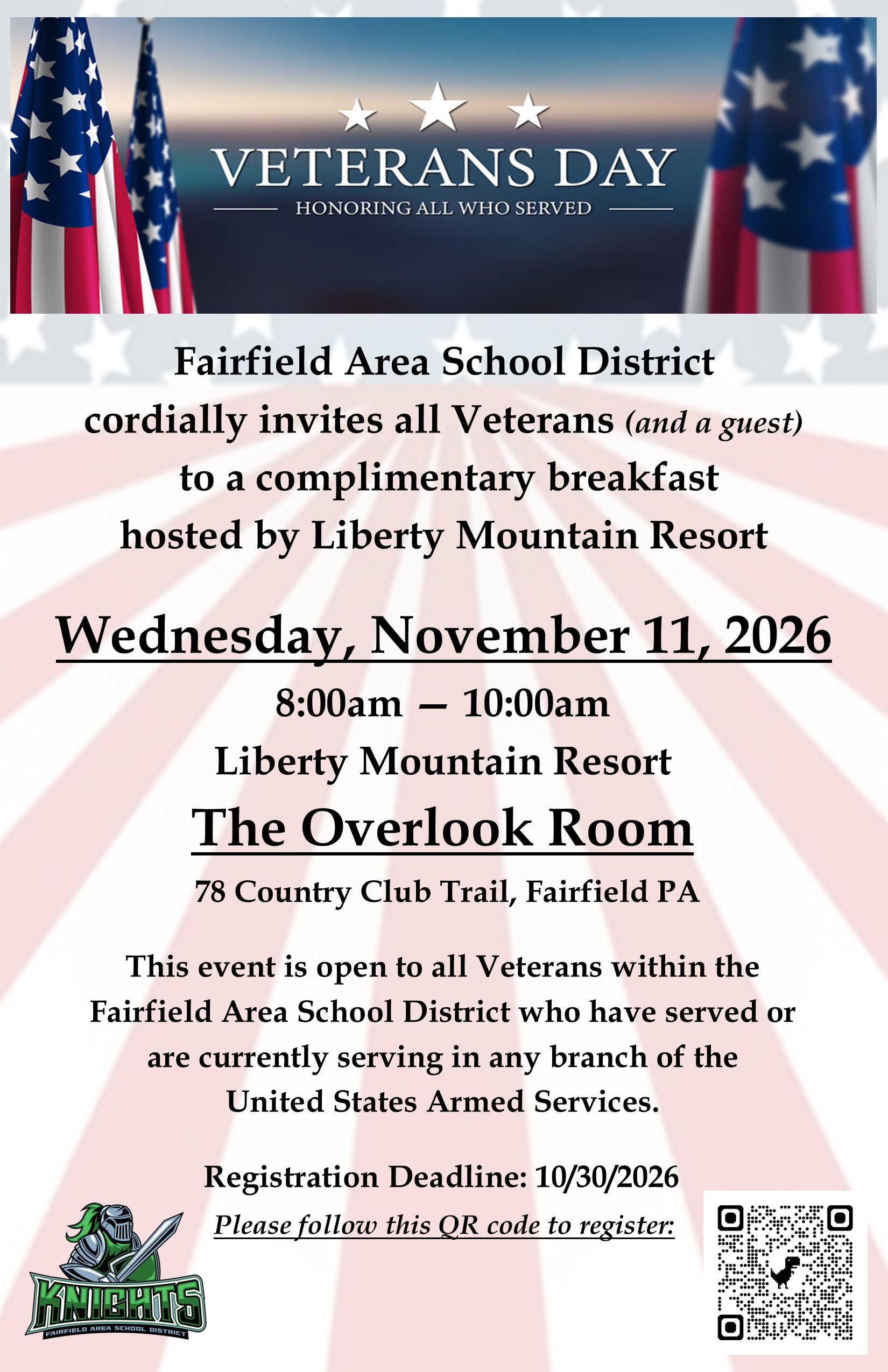 Honoring our Veterans - November 11, 2026
