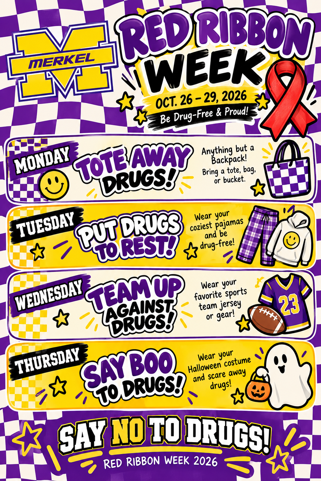 Red Ribbon Week is Coming! (Oct. 26 – 29, 2026) 