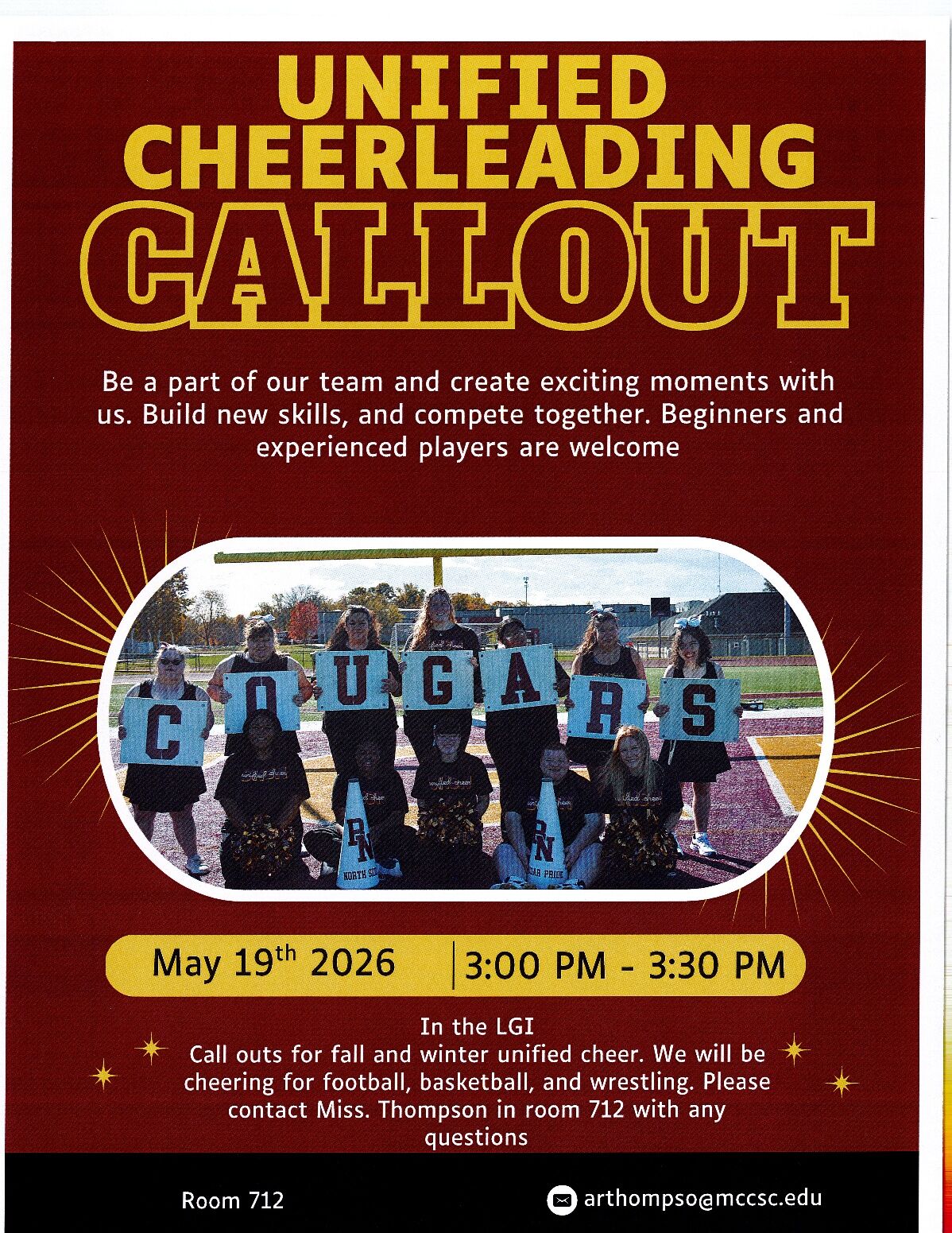 Unified Cheer Callout