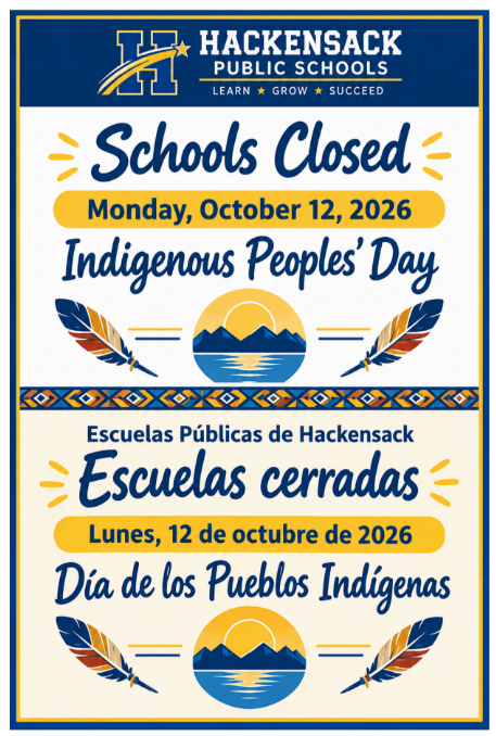 No School - October 12, 2026