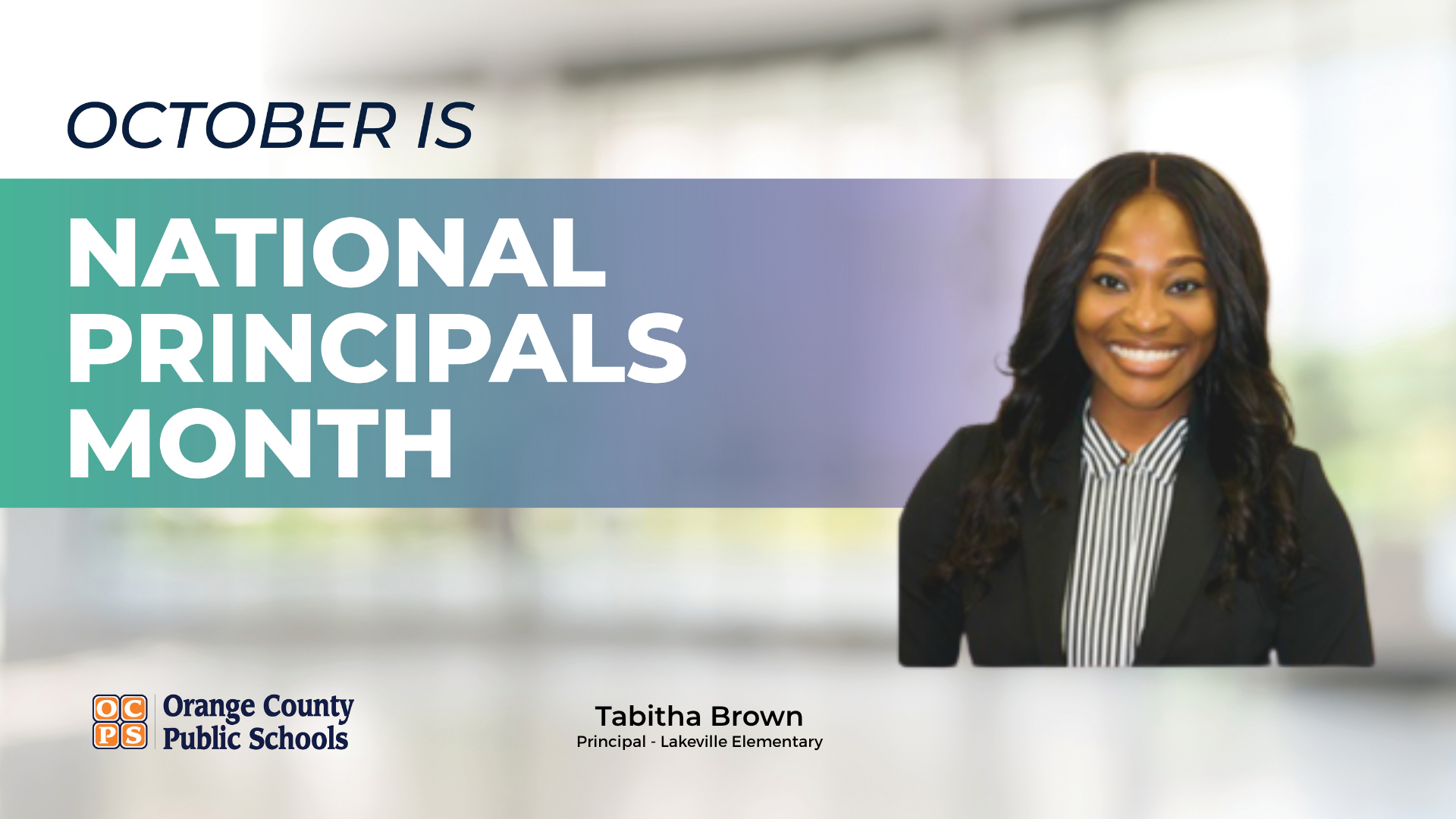 National Principal's Month