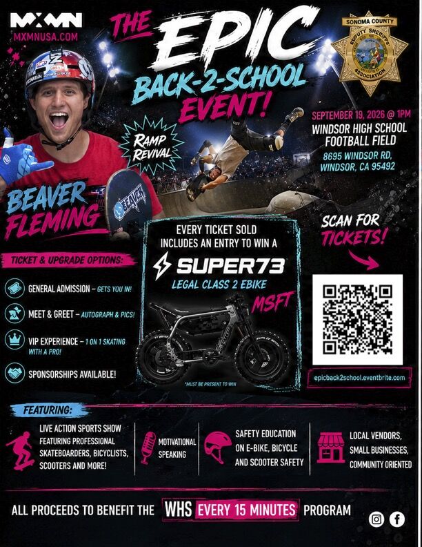 Fantastic Family Event This Weekend Benefitting WHS & Every 15 Minutes. 