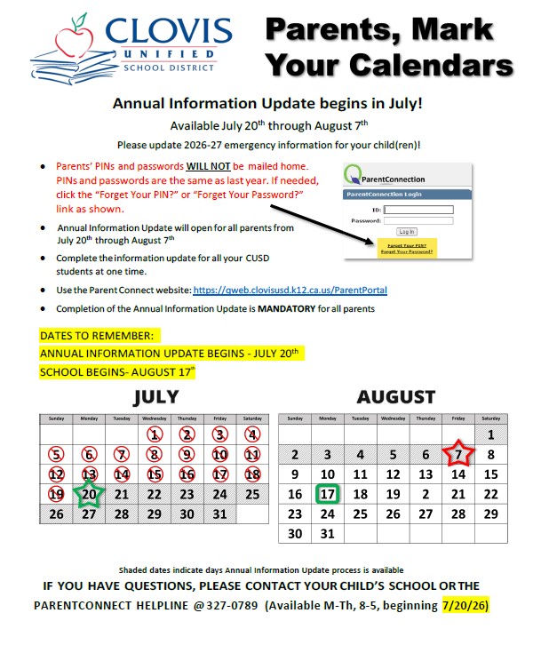 Annual Information Update 2026-27