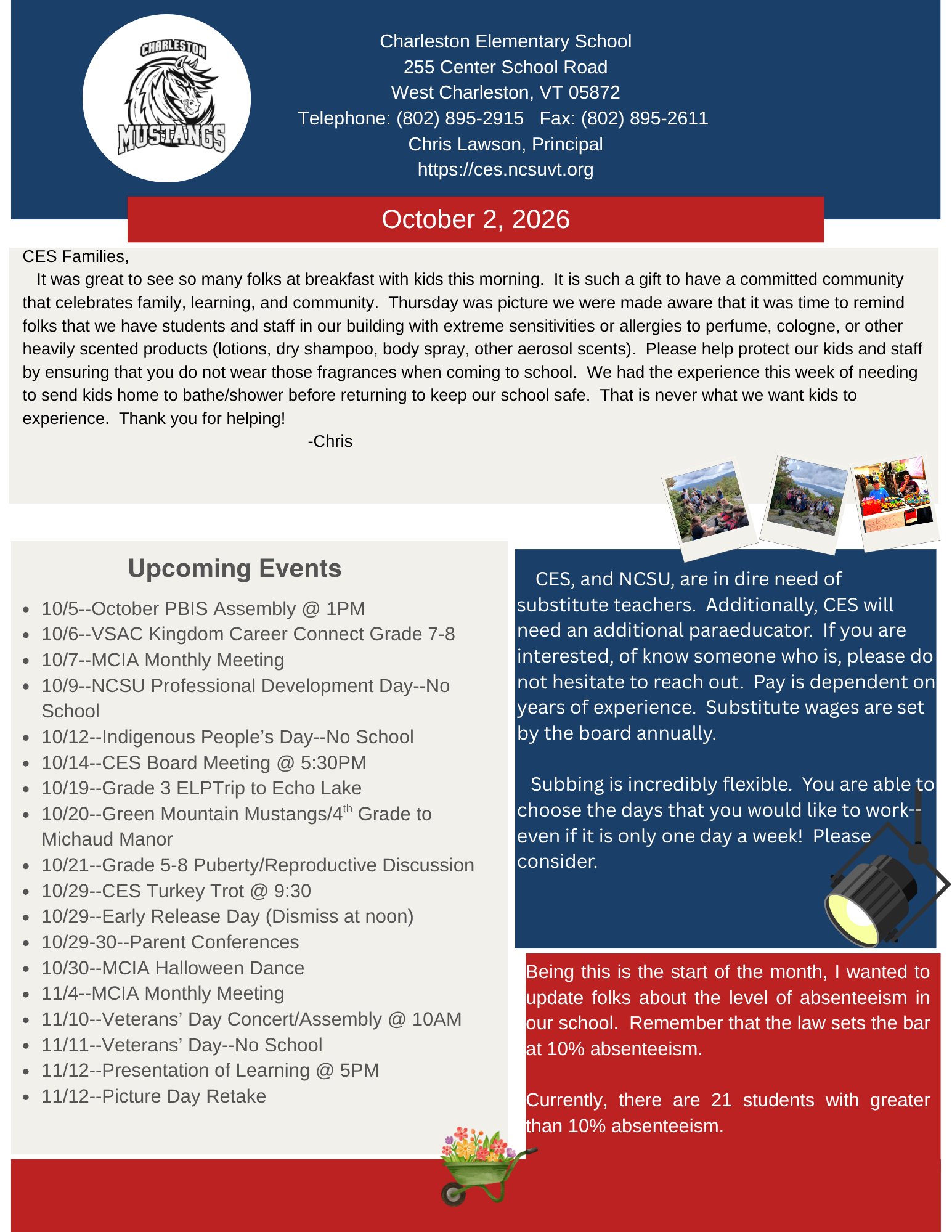 10/2 CES Newsletter