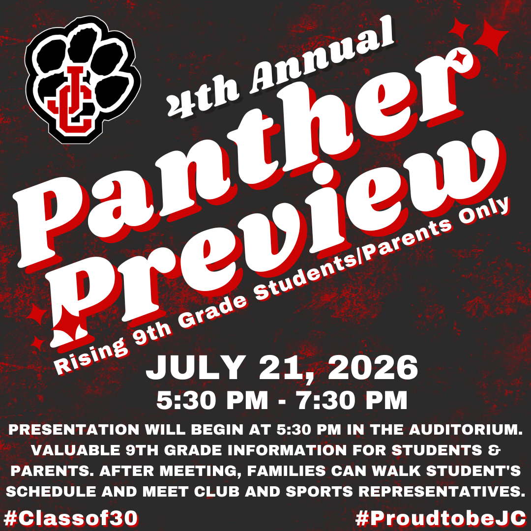 Rising 9th Grade Families: Join Us for Panther Preview