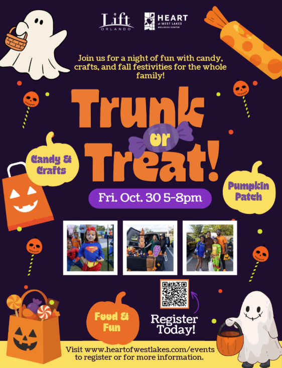 🐆🎃🍬Lift Orlando's Truck or Treat - Friday Oct 30th 🐆🎃🍬