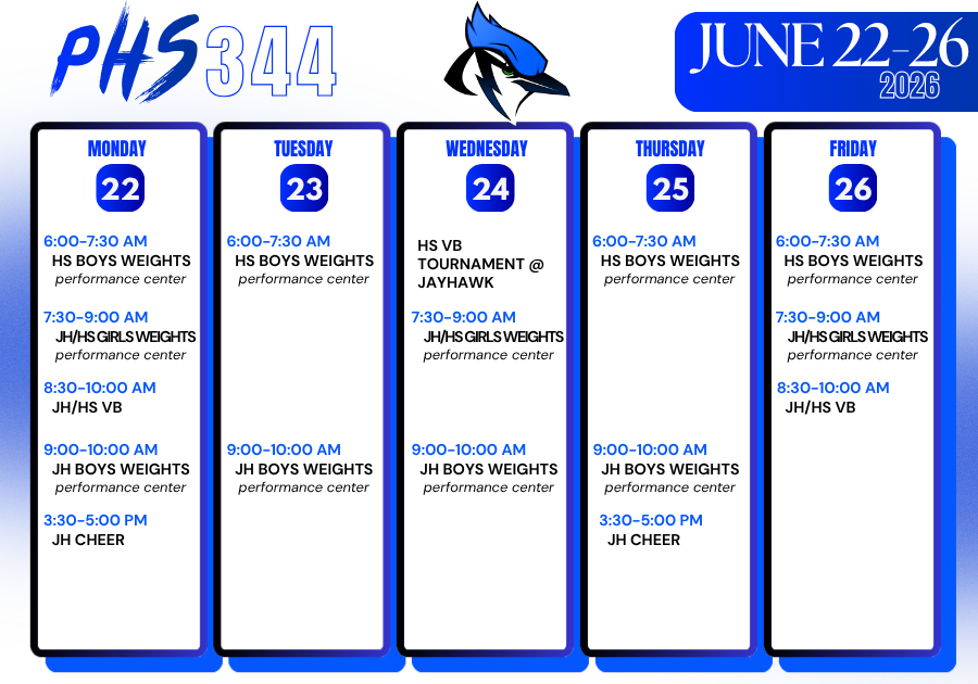 Week at a Glance June 22-26, 2026 