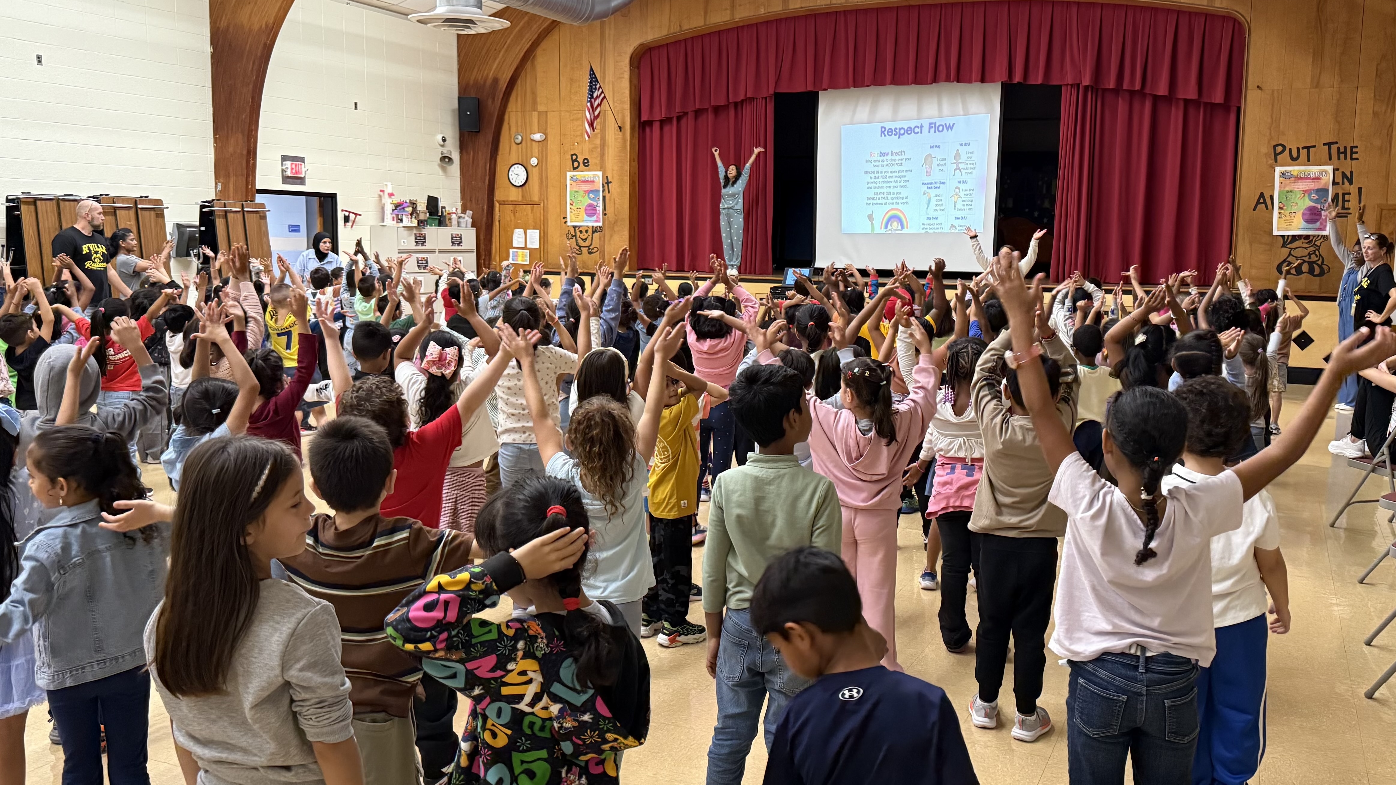 Assembly teaches students to Respectful Randolphville Raccoons