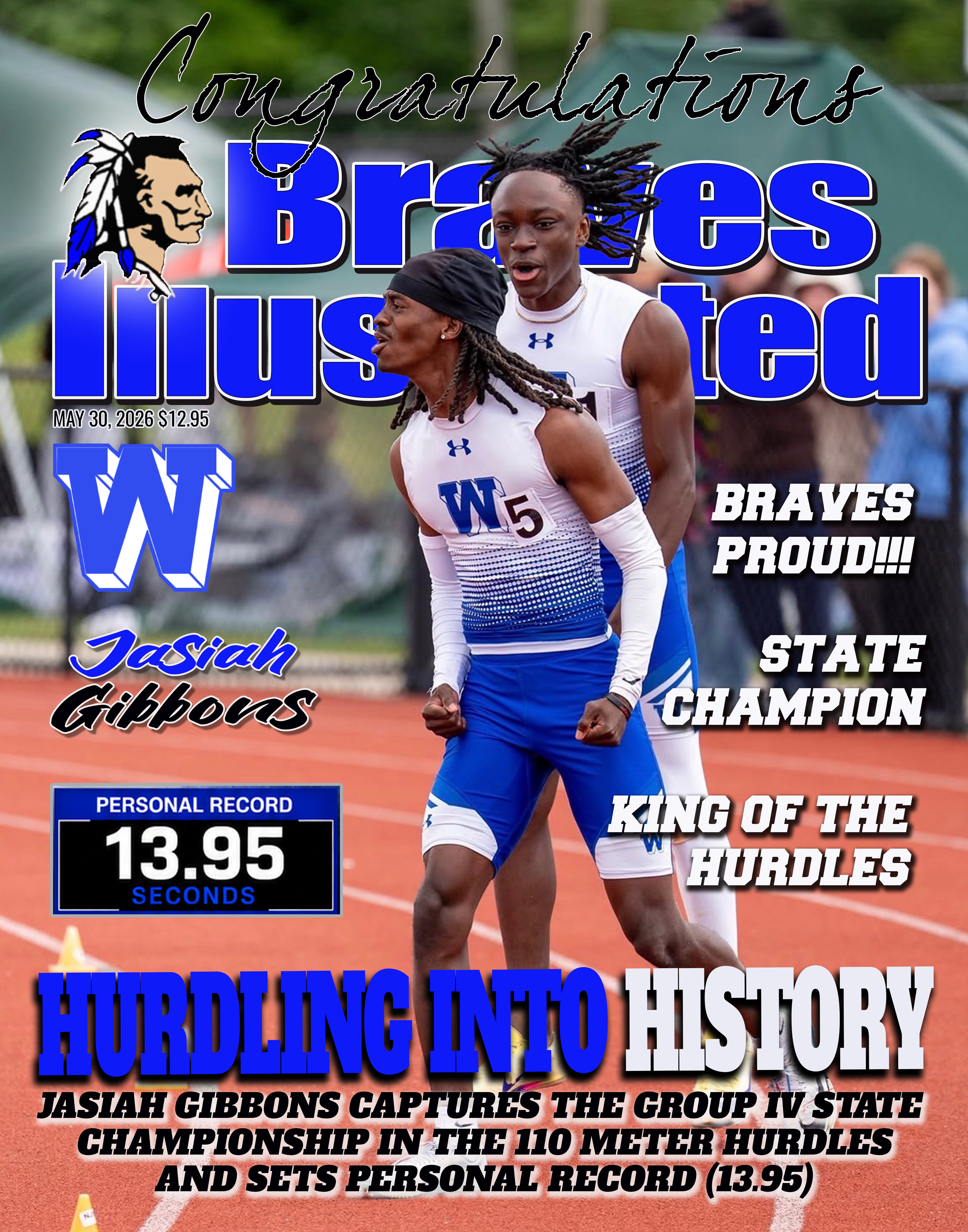 Braves Bring Home Two State Titles and a School Record!
