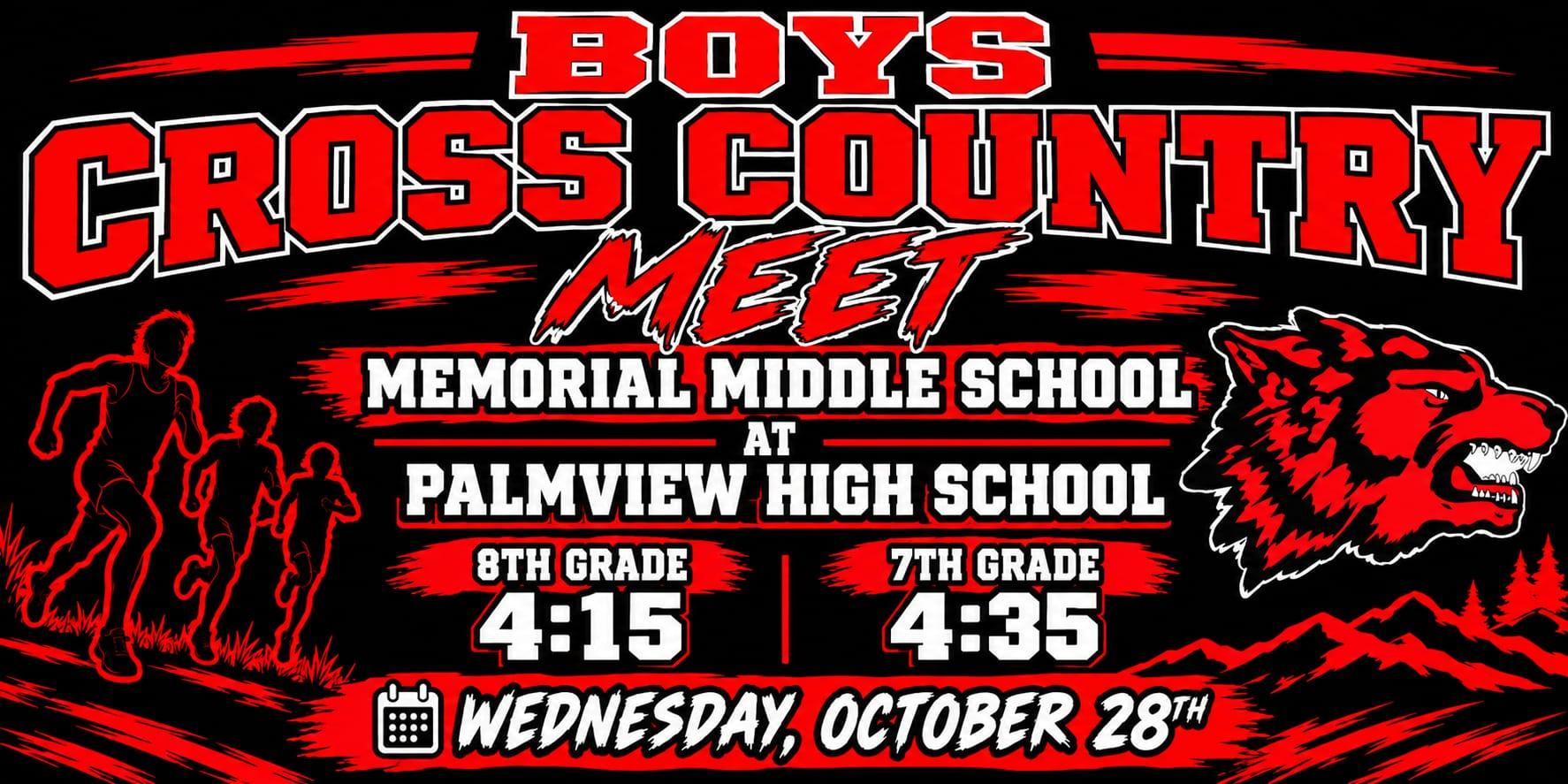 Boys Cross Country Meet