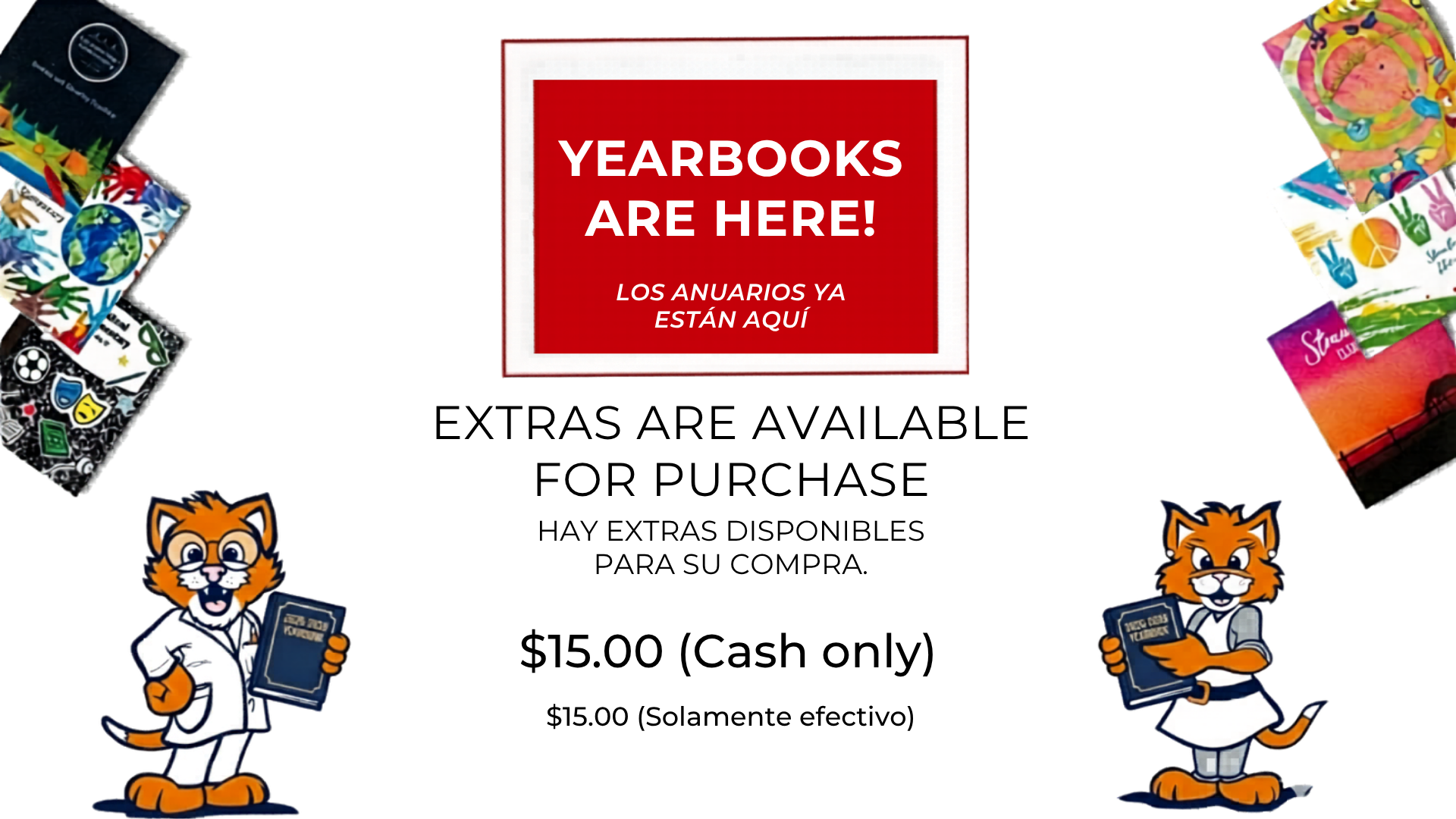 Yearbooks are Here!!! 📖