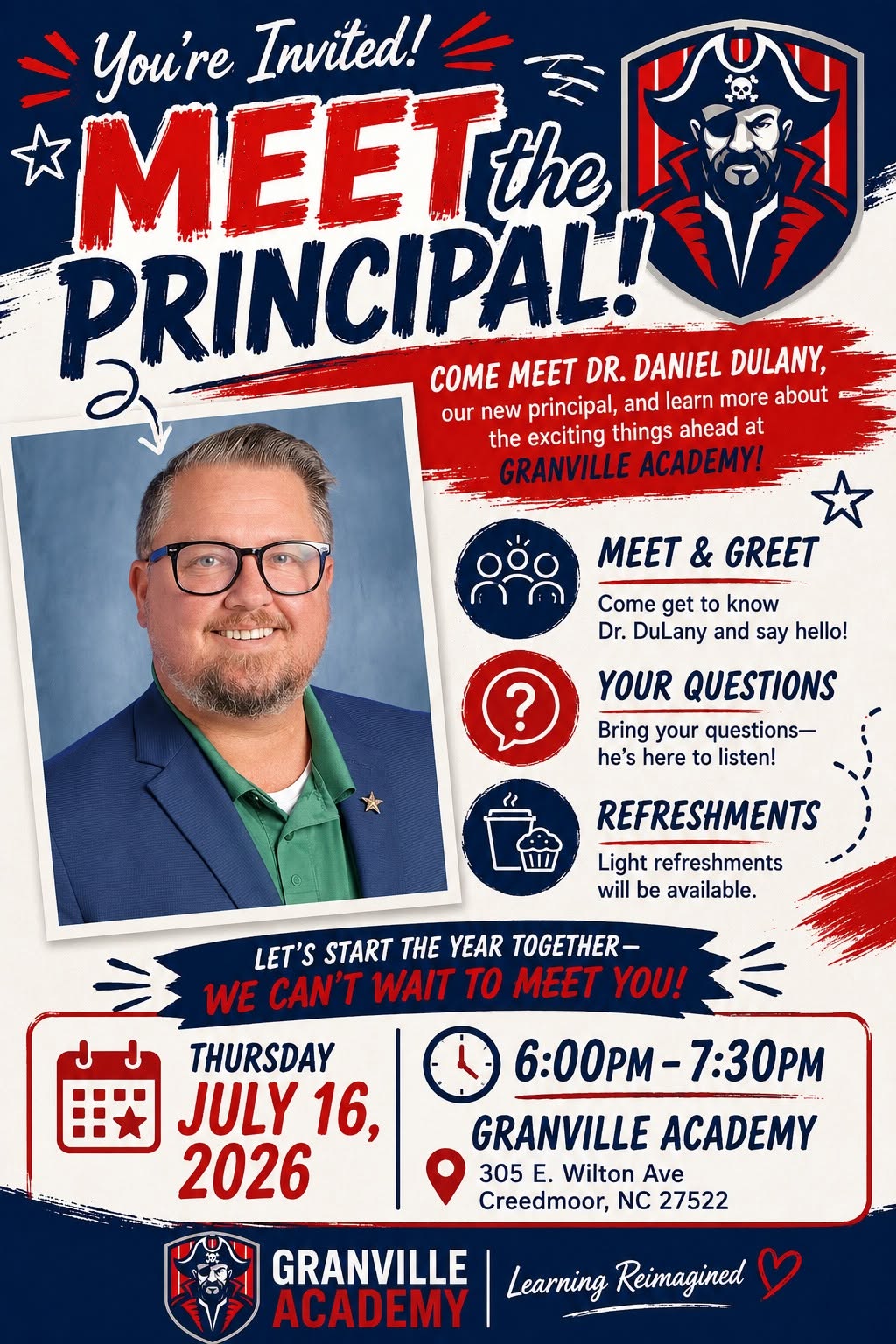 Meet the Principal Night Tomorrow Night