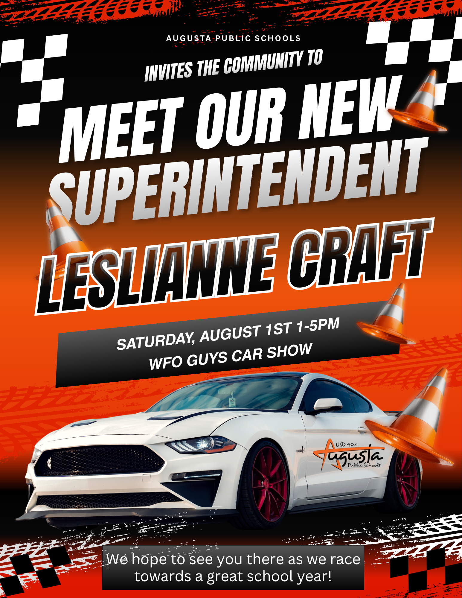 Meet Our New Superintendent at the WFO Guys Car Show!