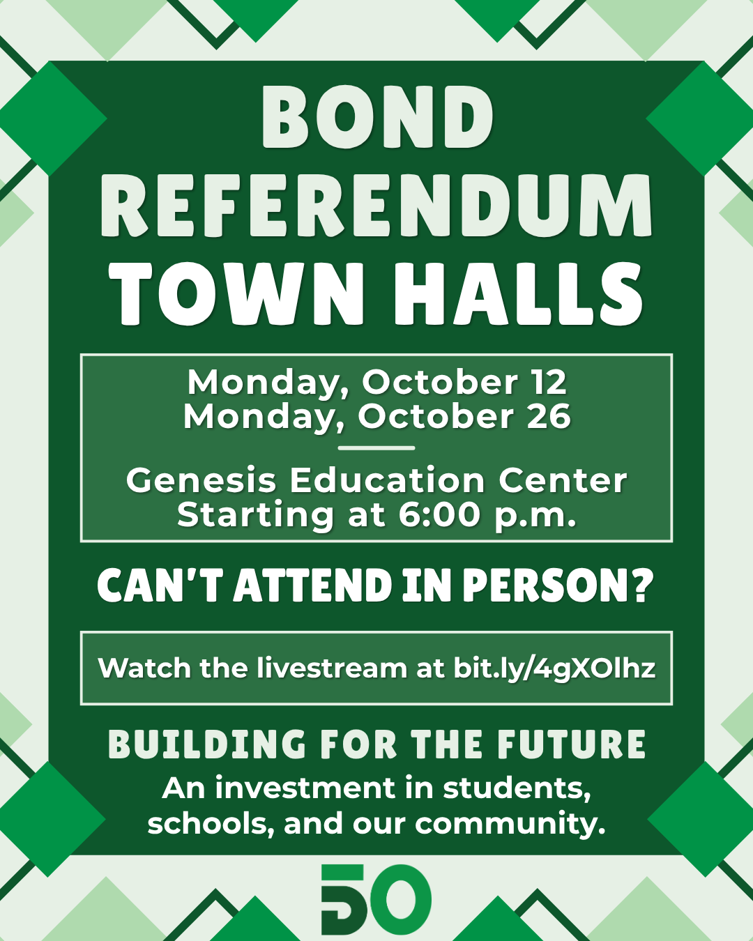 Bond Referendum Town Halls 