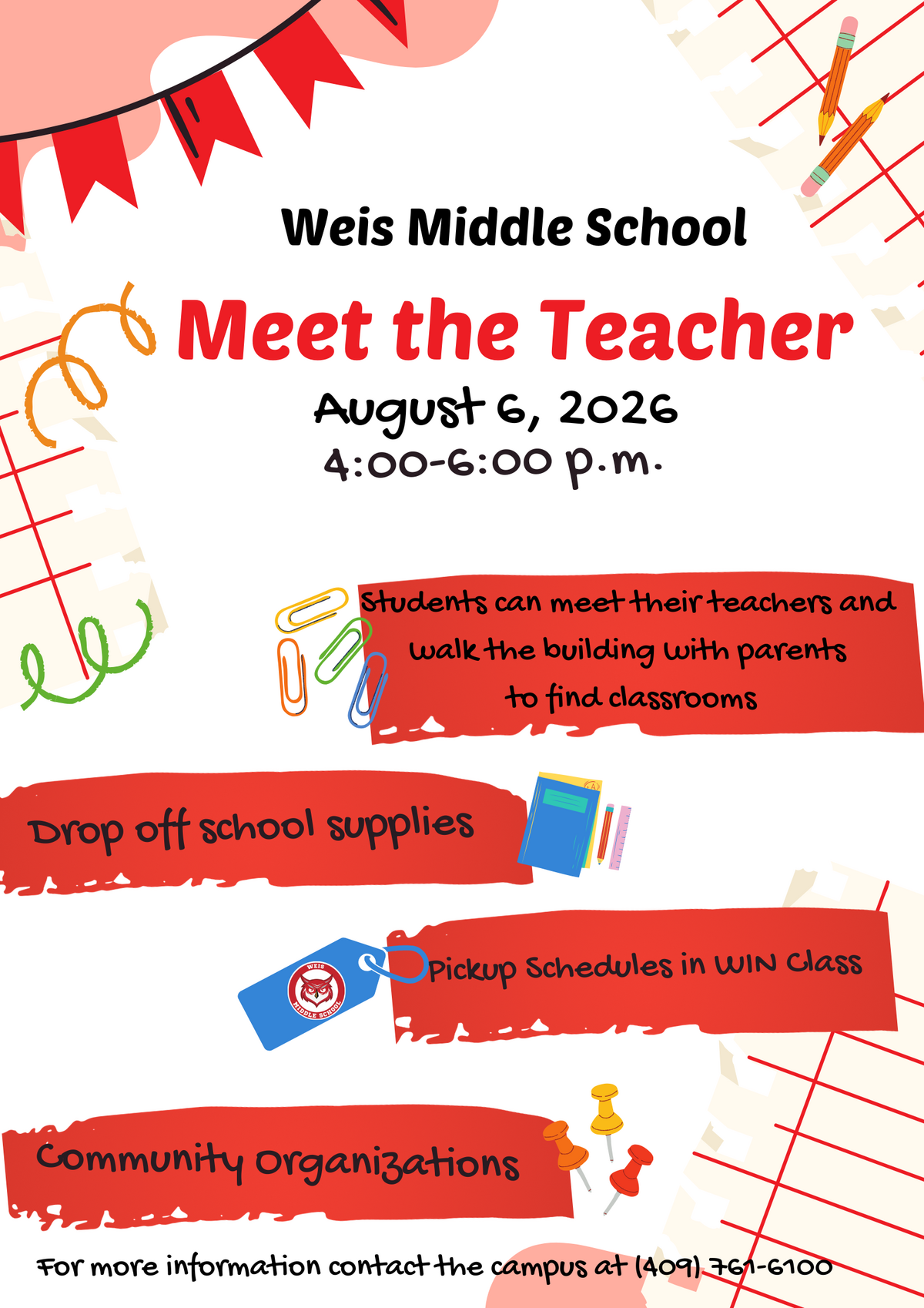 Meet the Teacher - August 6th