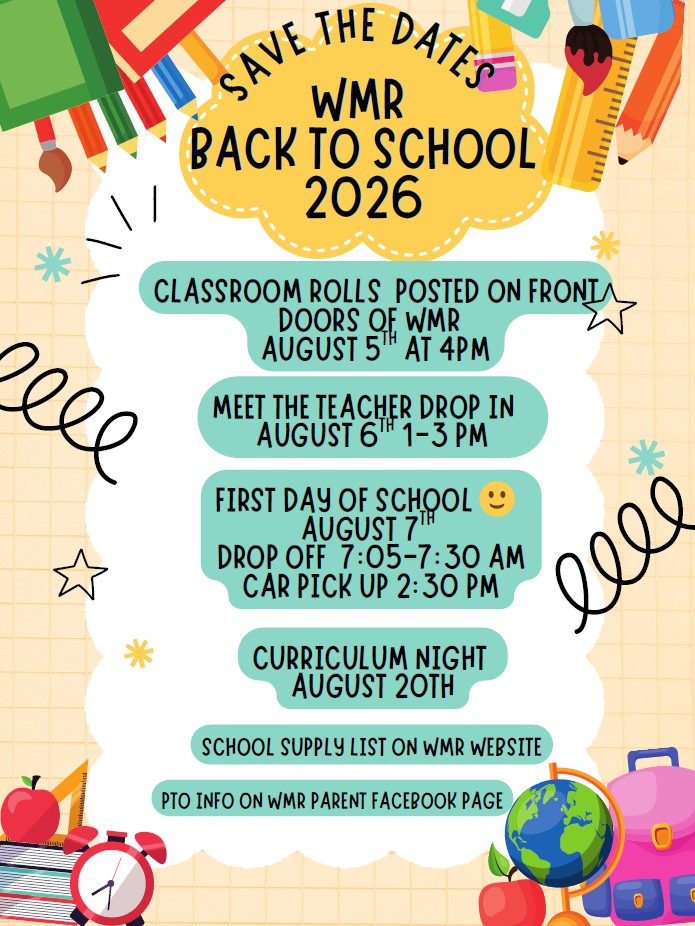 2026 - Beginning of the Year - Save the Dates! 