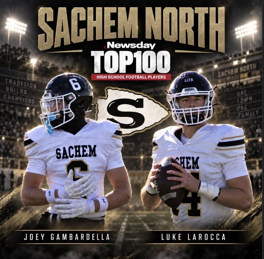 Gambardella and LaRocca Named Among Newsday’s Top 100 Football Players