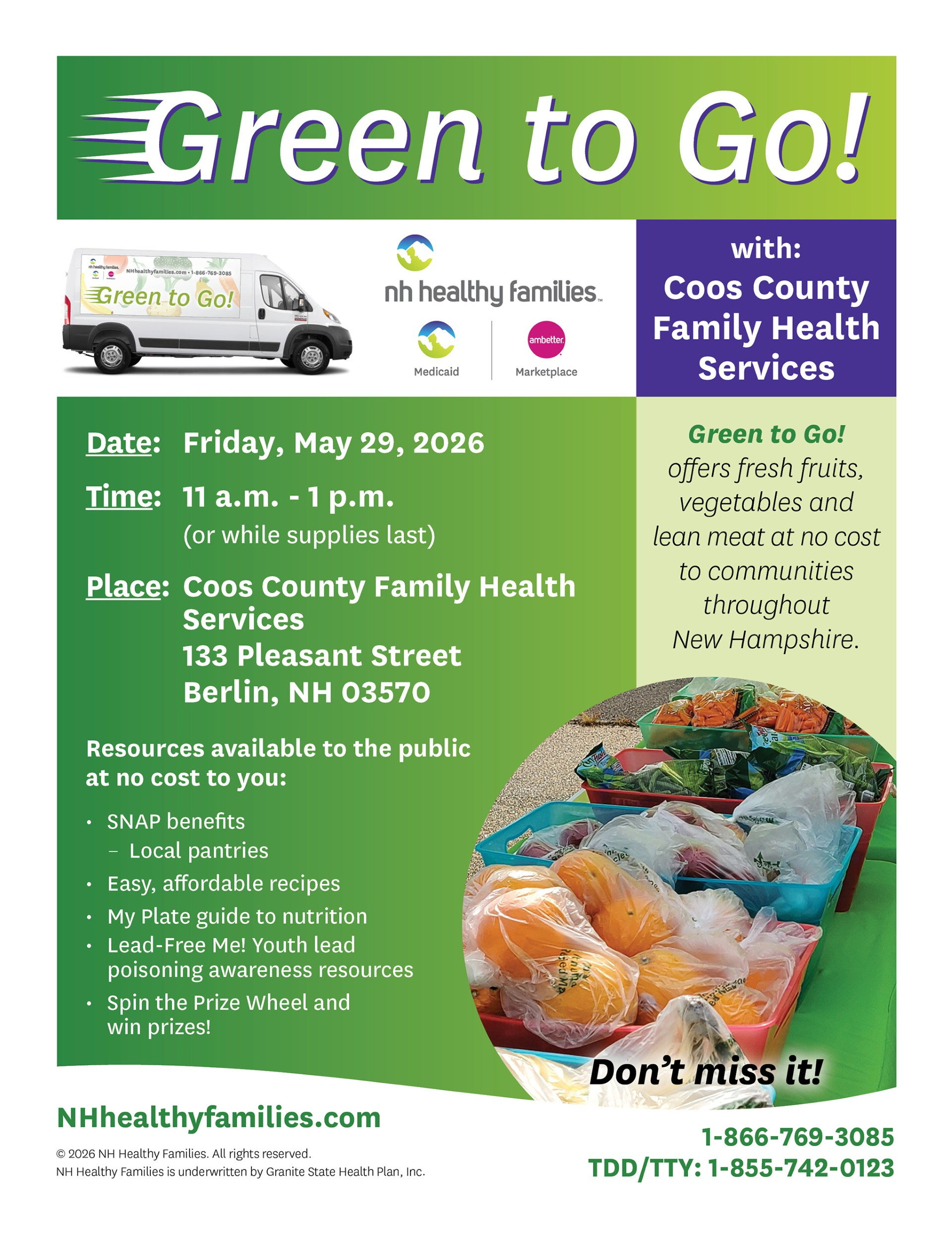 Eat Green!!  Green to Go!!