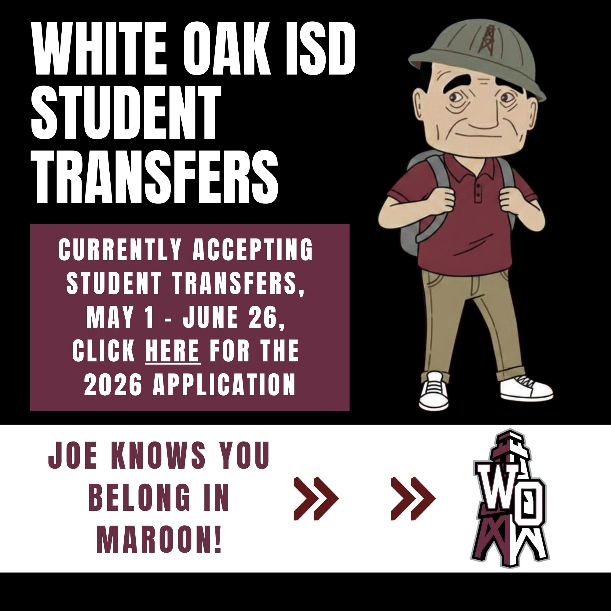 Accepting Transfer Students for the 2026-2027 School Year