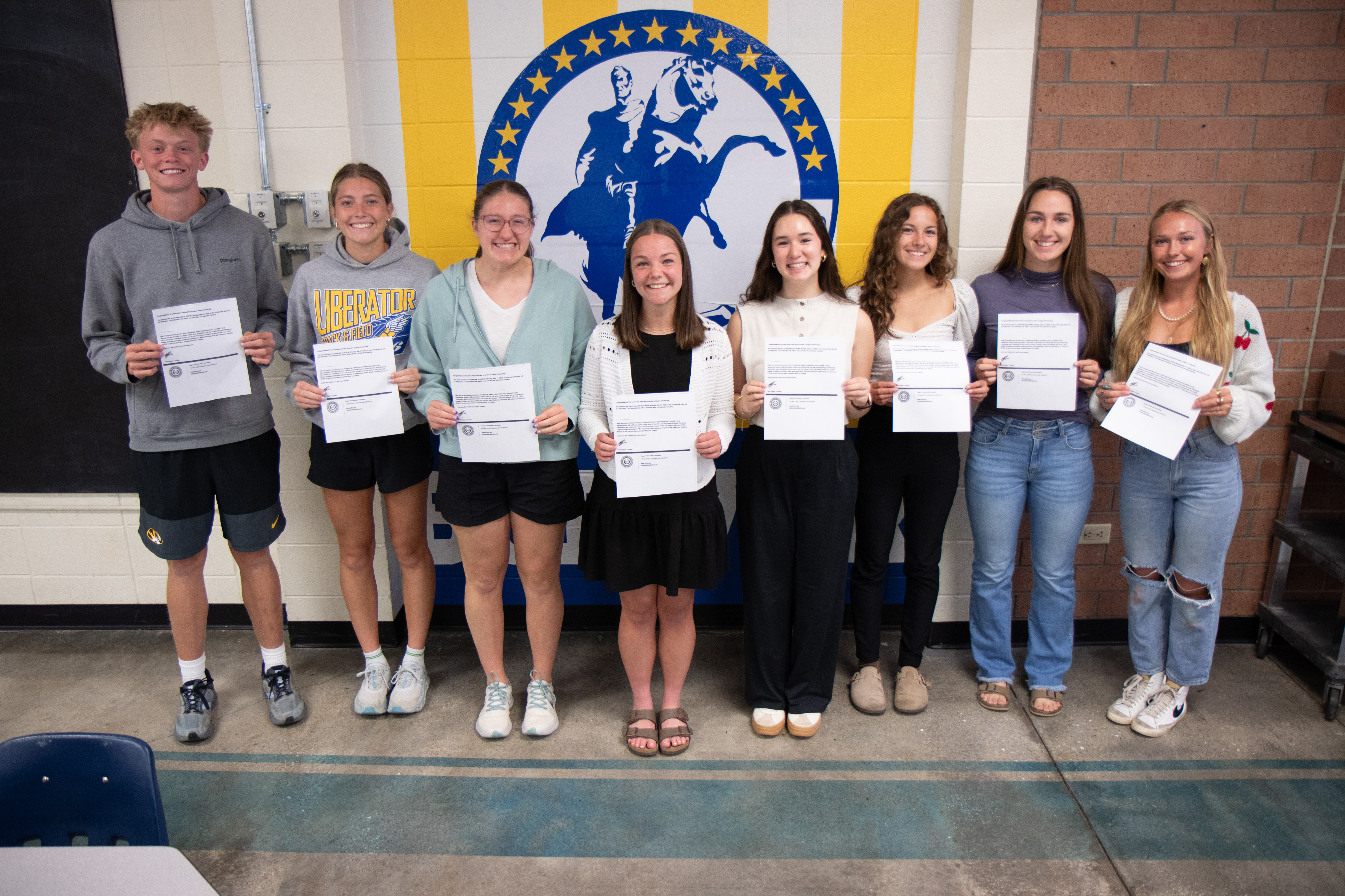 Nine BHS Seniors Named Hagan Scholarship Recipients