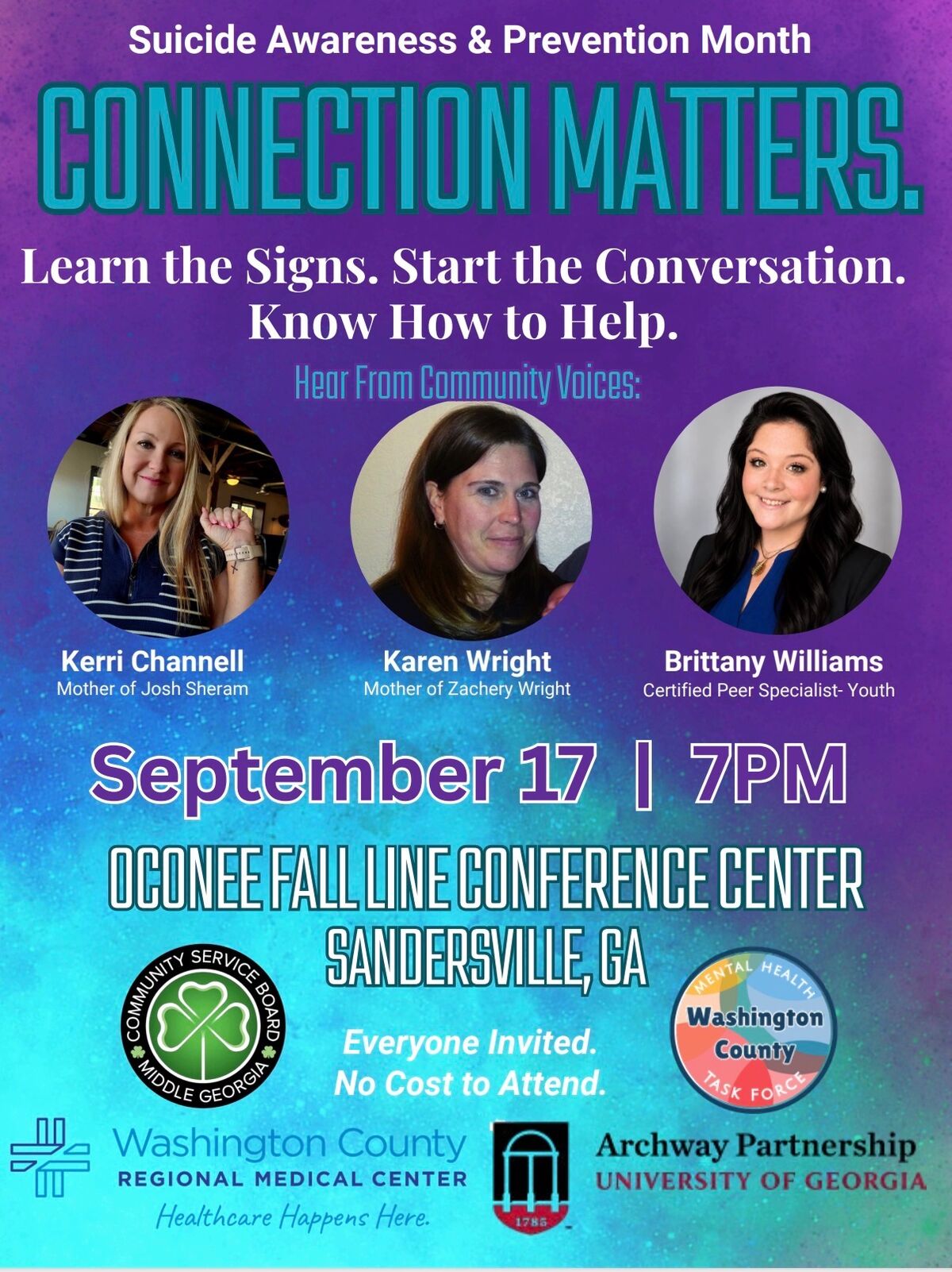 Suicide Awareness Prevention Month Event - Tomorrow Night!