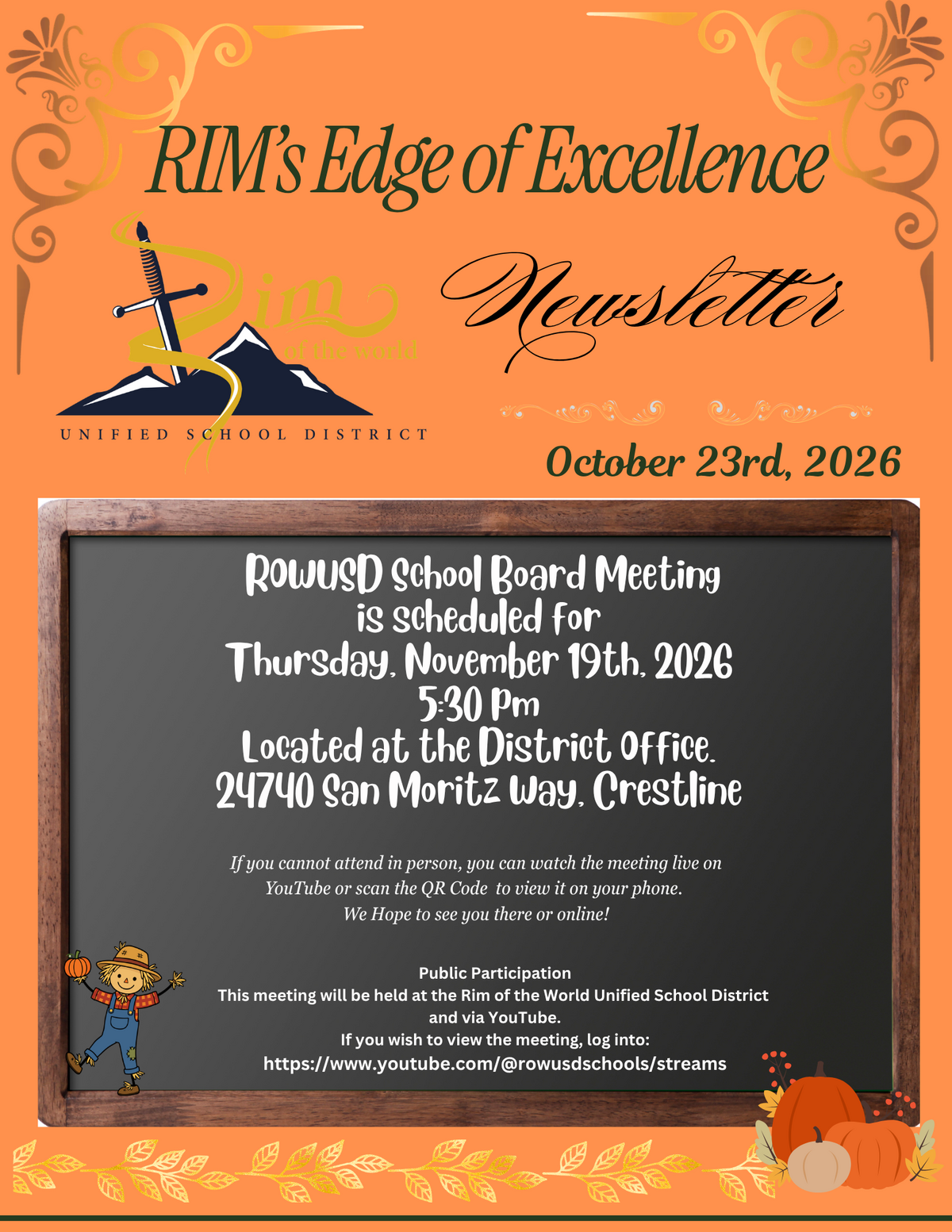 October 23rd, 2026: RIM's Edge of Excellence Newsletter