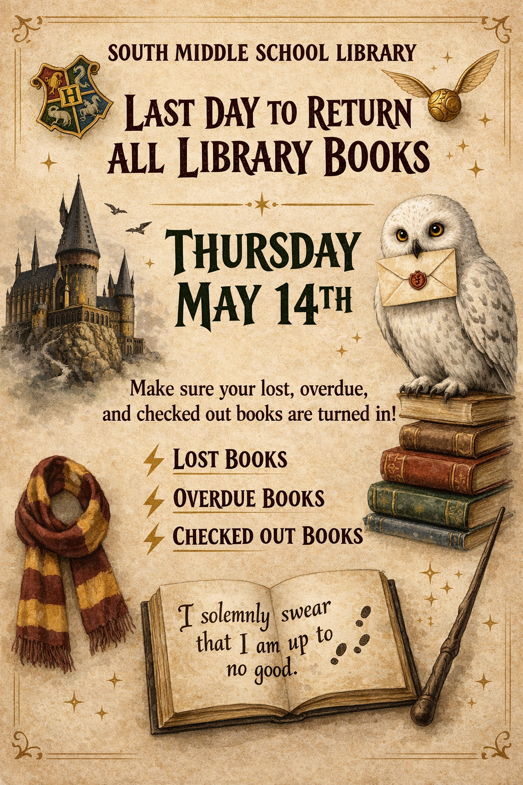 📚✨ Library Book Deadline✨📚