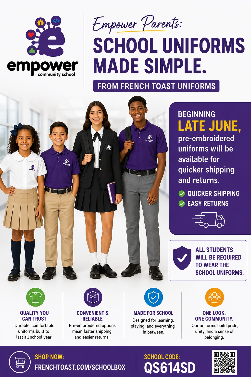School Uniform Expectations for the 2026-2027 School Year