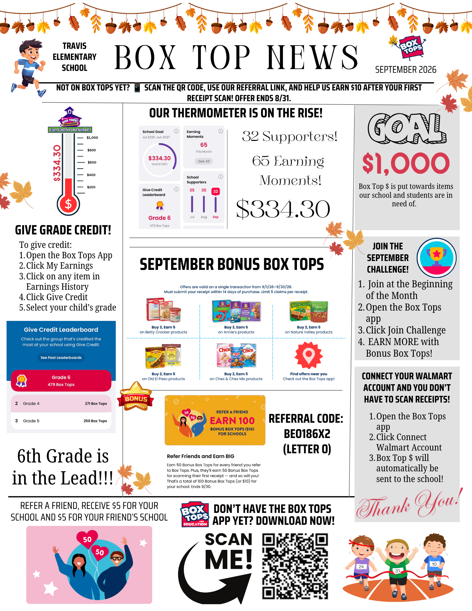 Box Tops September News Letter