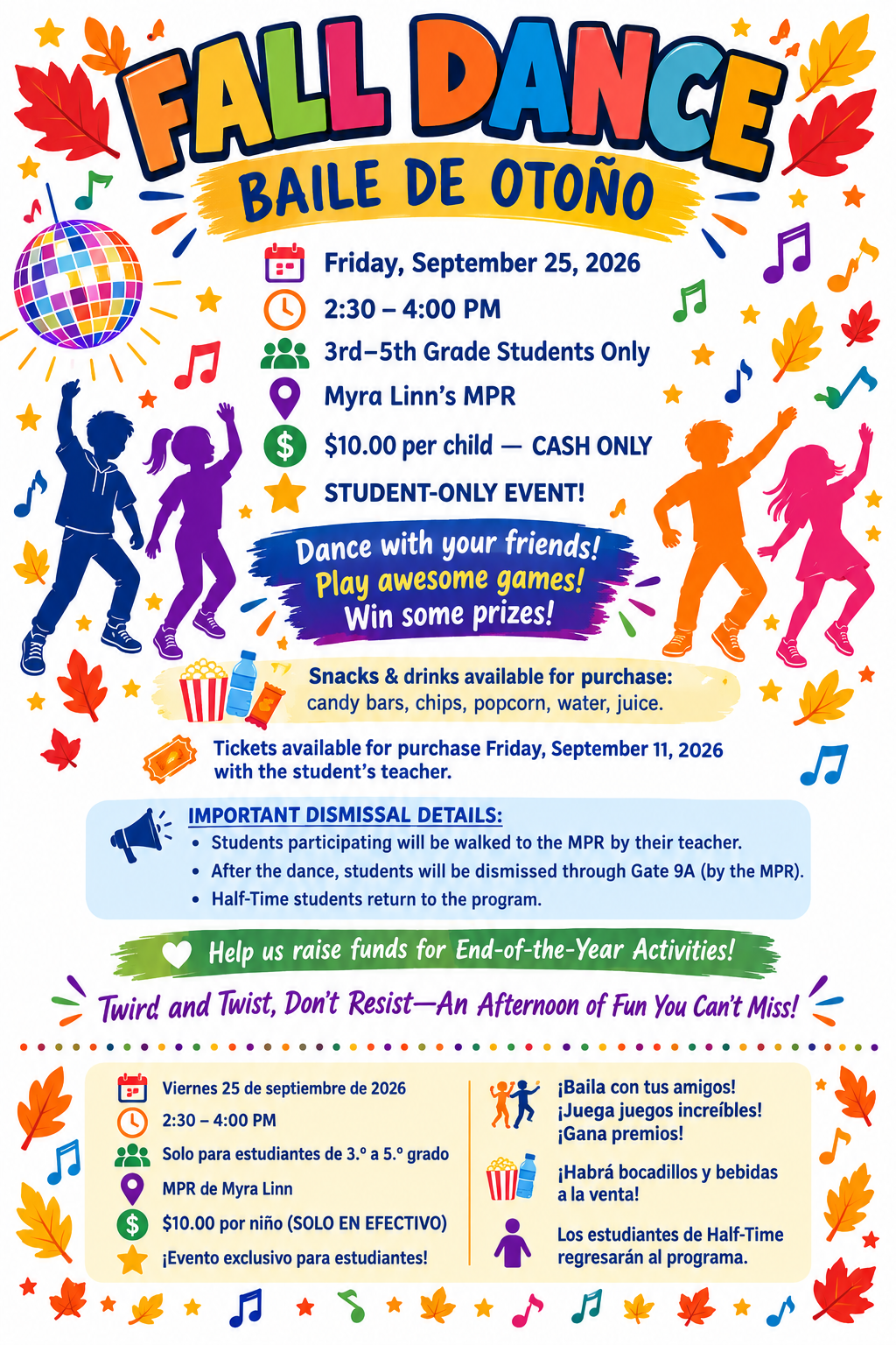 Fall Dance (3rd-5th Grade)