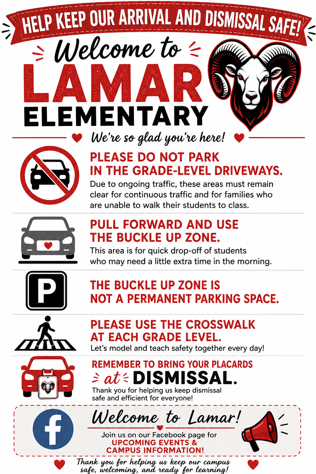 Arrival/Dismissal Helpful Information 