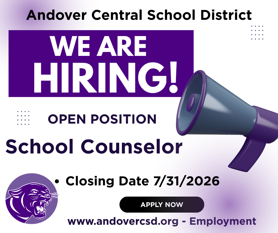 🌟 "Shape Futures! Join Andover's School Counseling Team!" 🌟