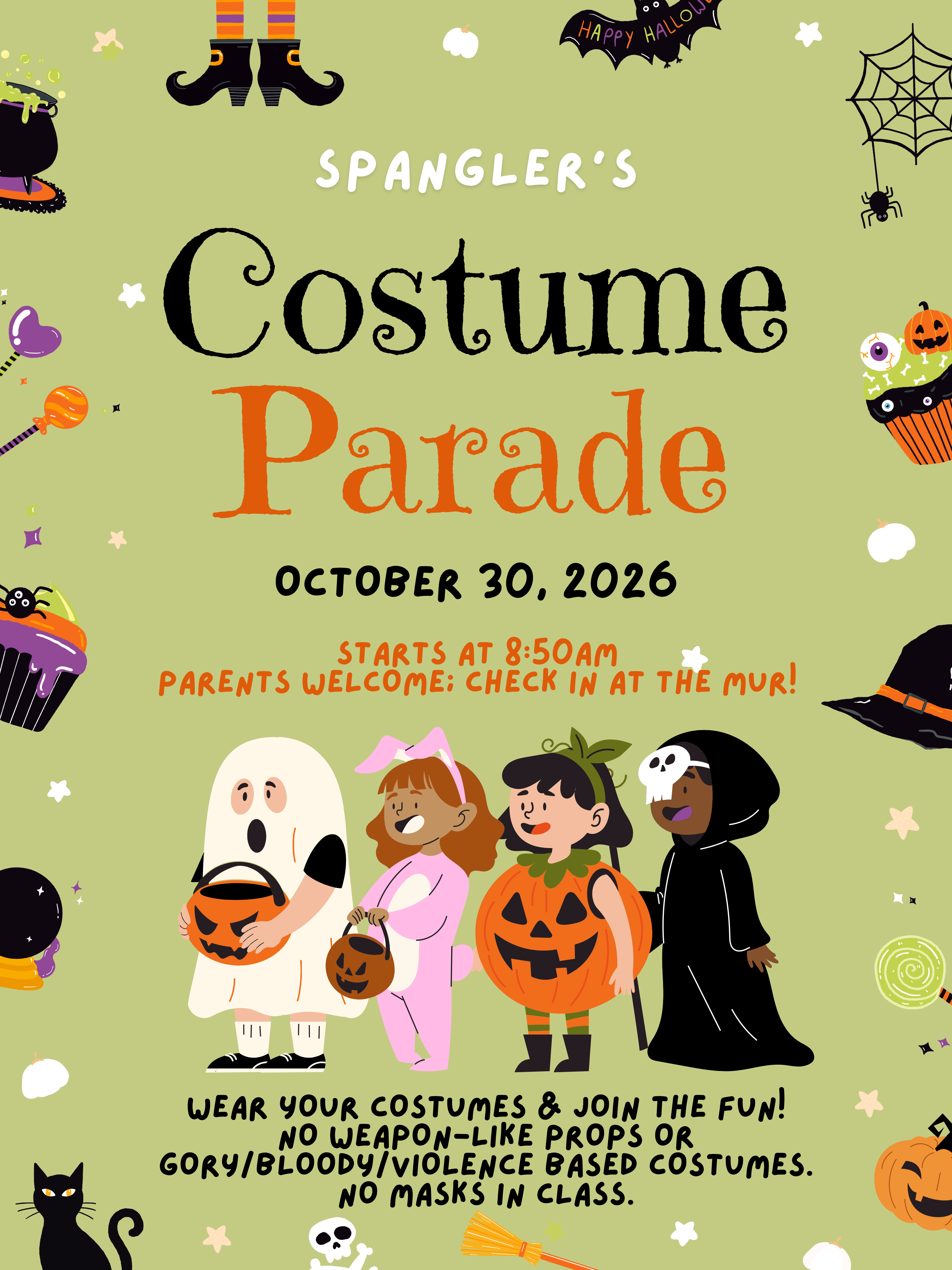 Spangler's Costume Parade 10/30