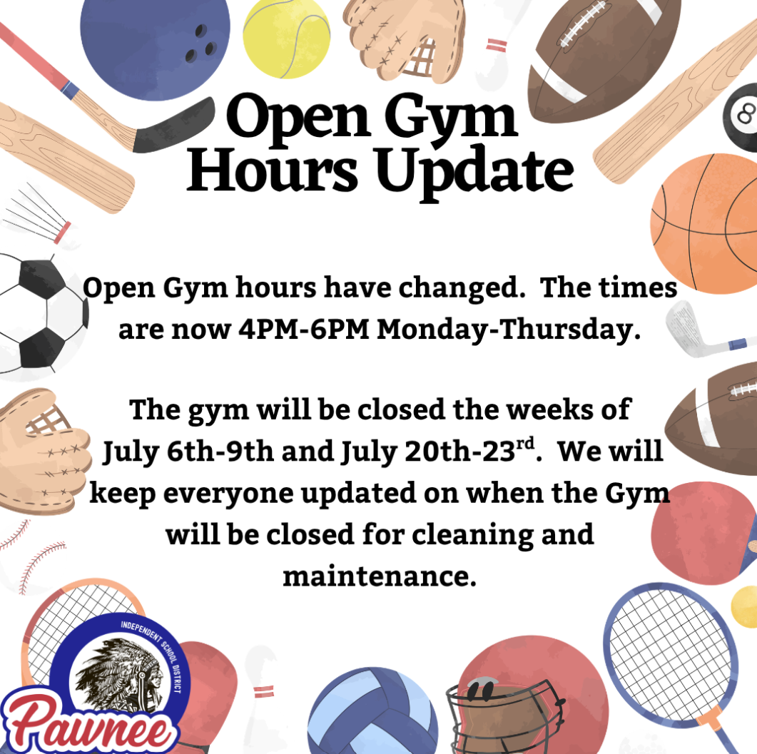 Open Hours Gym Update