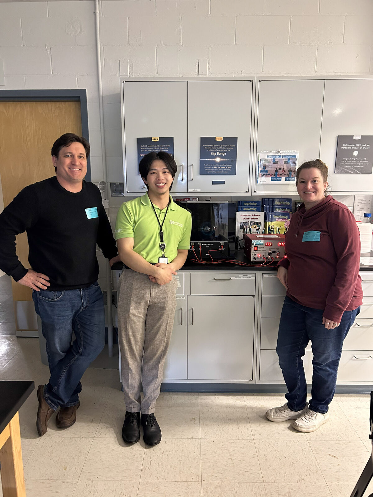 Earl L. Vandermeulen High School Science Teachers Participate in Brookhaven National Laboratory Program