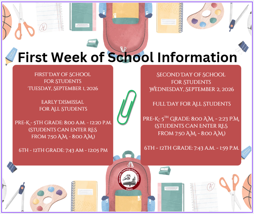 RMS Back-to-School Information