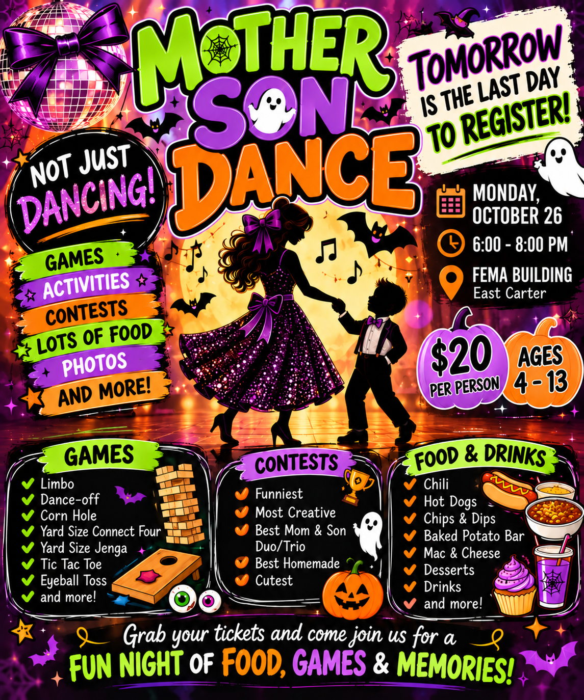 TOMORROW is last day to sign up!!!