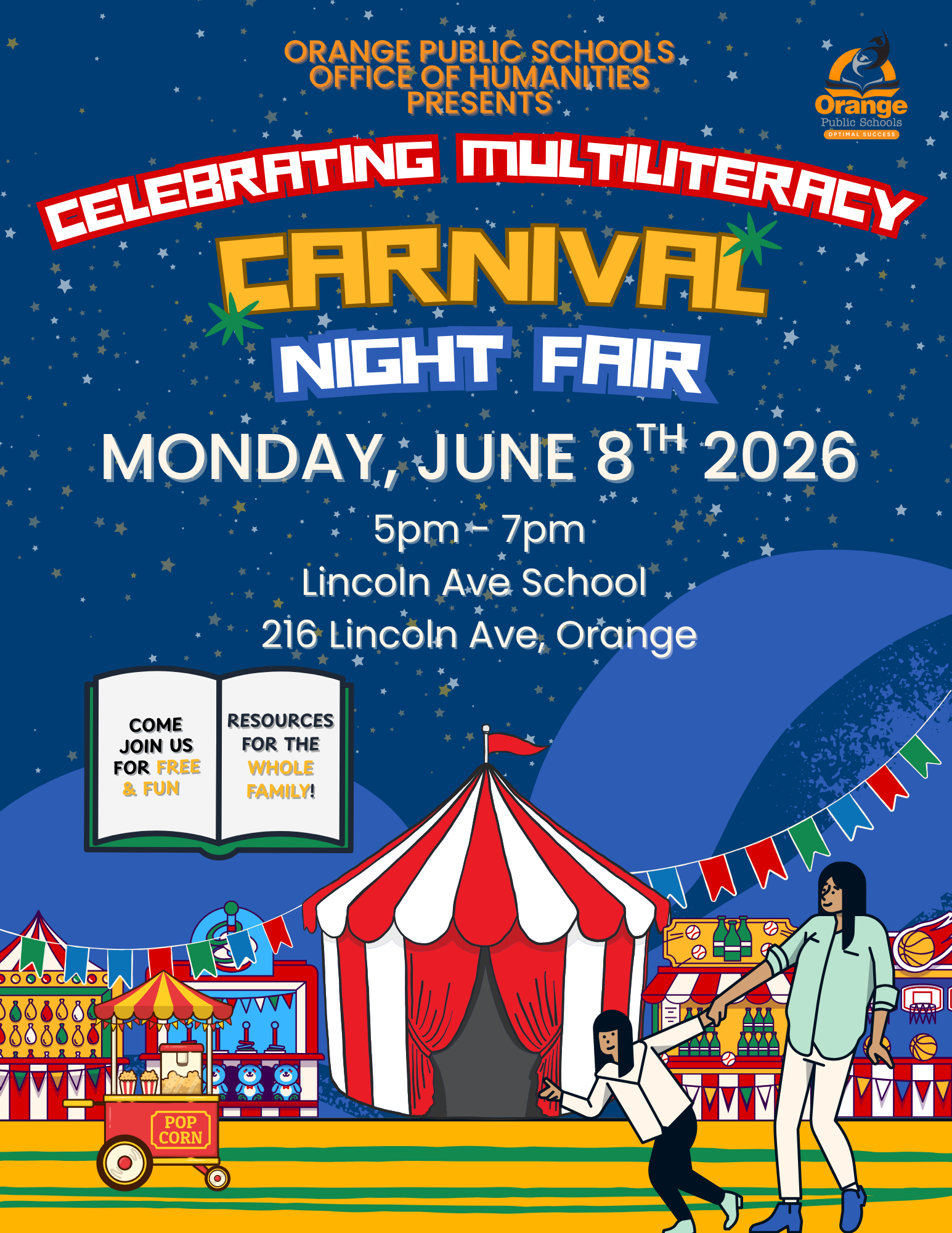Celebrating Multi-Literacy on June 8th at 5PM!
