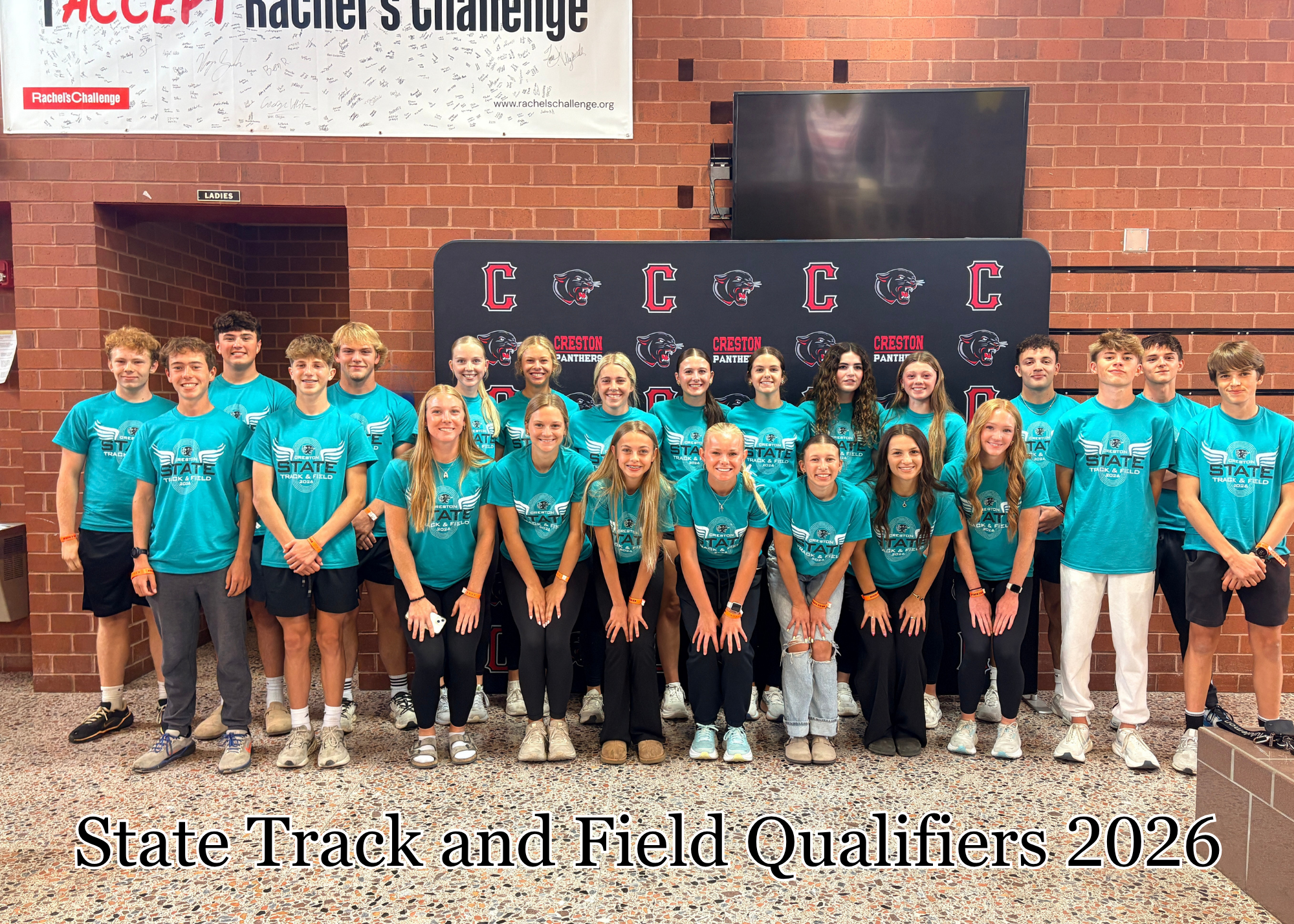 State Track and Field Send off