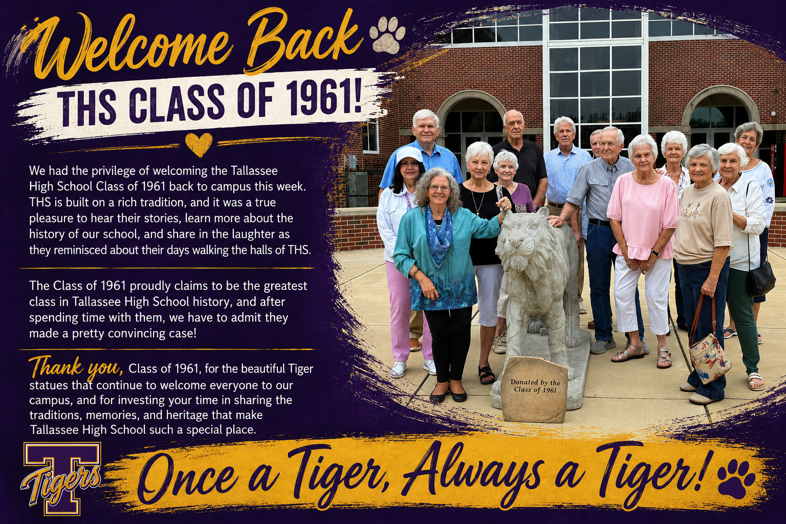 Welcome Back Class of '61! 